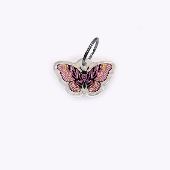 Médaille Papillon Clair de lune