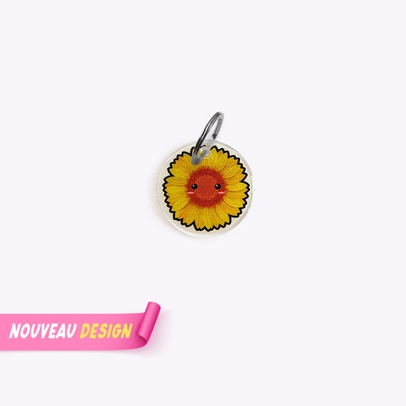 Médaille fleur tournesol