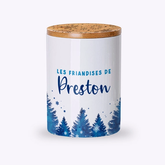 Pot à friandises Forêt de brume