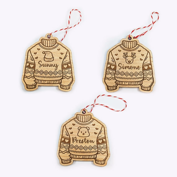 Décoration  Petits Pulls de Noël