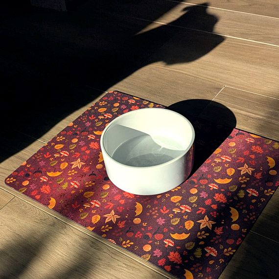 Tapis de gamelle  Chuchotement d’automne