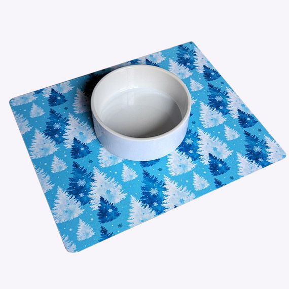 Tapis de gamelle Forêt de brume