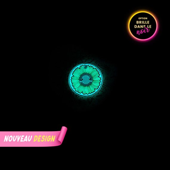 Médaille fleur tournesol