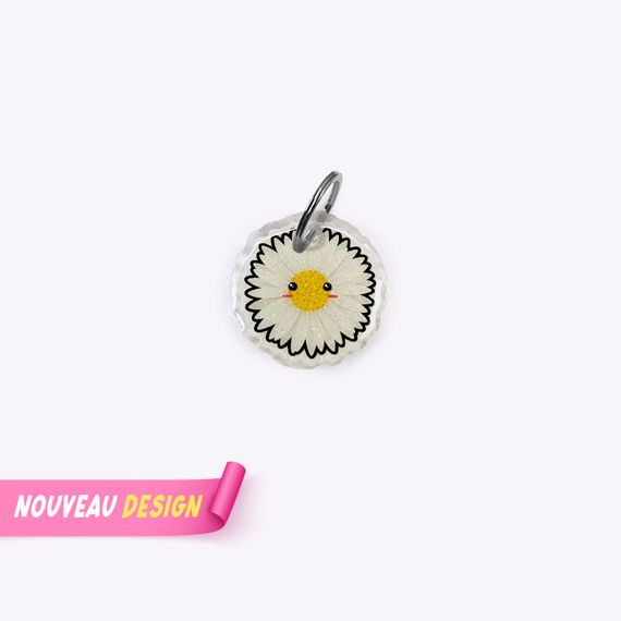 Médaille marguerite Happy