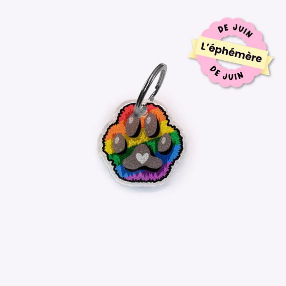Médaille Patoune Arc-en-ciel