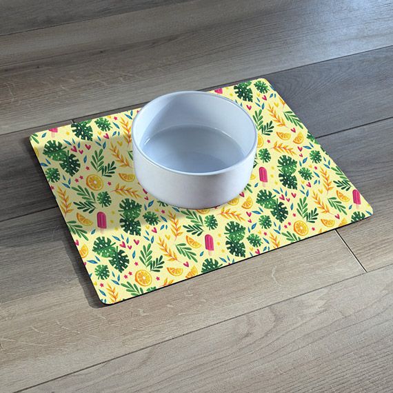 Tapis de gamelle Hello Summer