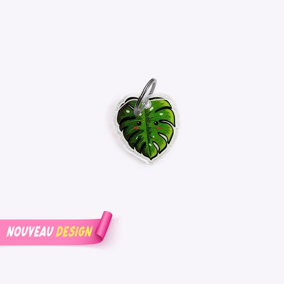 Médaille plante monstera