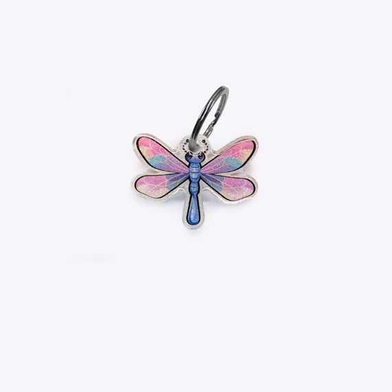 Médaille Libellule Pastel