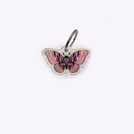 Médaille Papillon Clair de lune