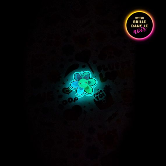 Médaille Fleur arc-en-ciel