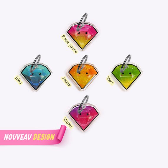 Médaille diamant et pierres précieuses