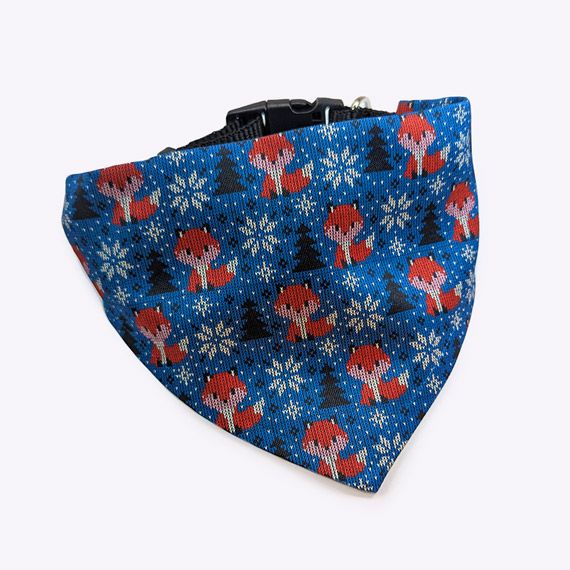 Bandana porte-médaille Renard des neiges