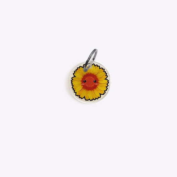 Médaille fleur tournesol