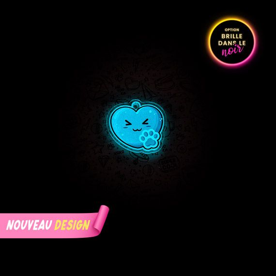 Médaille coeur Guizmo