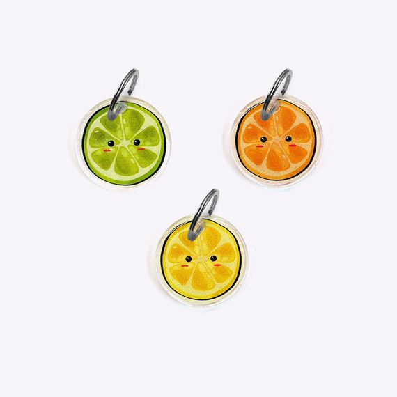 Médaille des agrumes (citron, orange, citron vert)