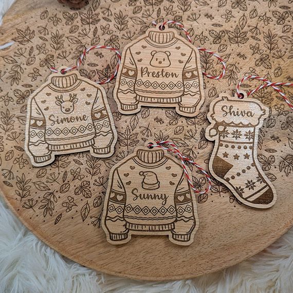 Décoration  Petits Pulls de Noël