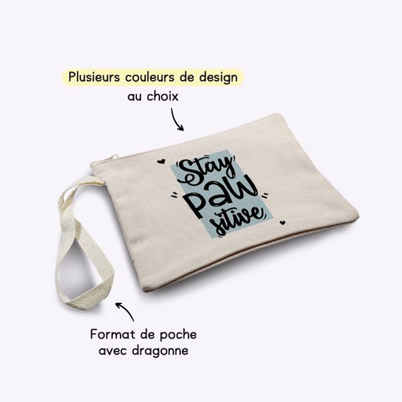 Pochette Stay pawsitive