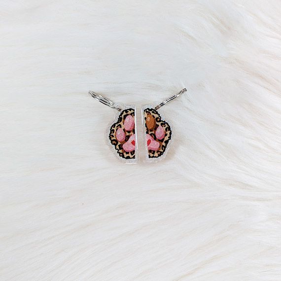 Médailles Patoune léopard en duo