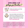 Option double animal pour porte-clés des races / recto verso
