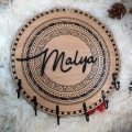 Porte collier et laisse Boho